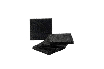 Universeel anti-tril mat van recycled rubber 100 x 100 x 10 mm 10 stuks 99AB1100 opstellingsmateriaal
